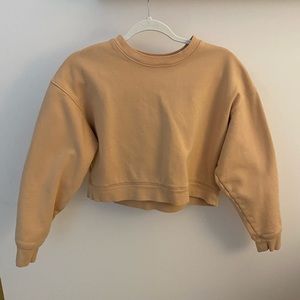 Girlfriend Collective cropped crewneck sweatshirt
